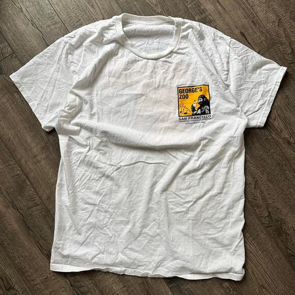 Y2K George’s Zoo San Francisco California Coffe Liquor Tee - Picture 4 of 7